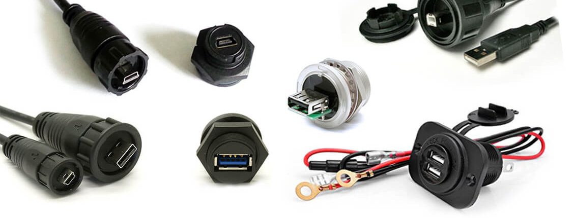 waterproof usb connector-1