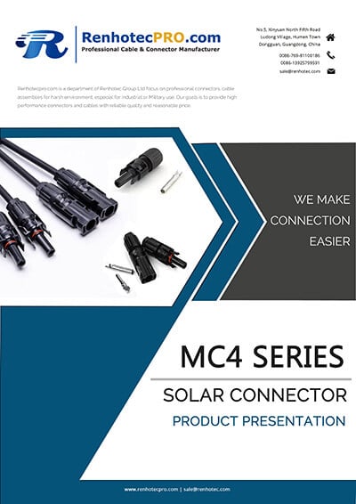 MC4 Solar Connector Catalog