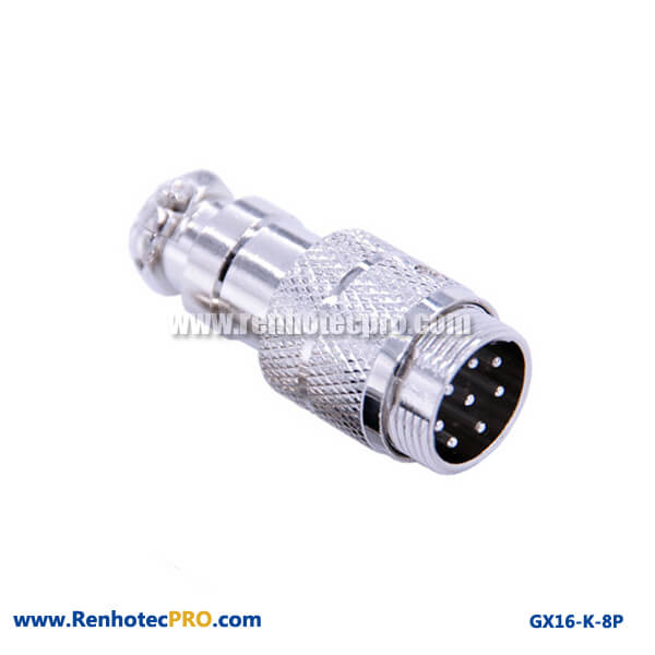 GX 16 Connector 8 Pin Plug Doking Cable Plug