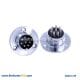 GX 20 Connector 3Hole Circular Flange 8 Pin Plug Electrical Connector
