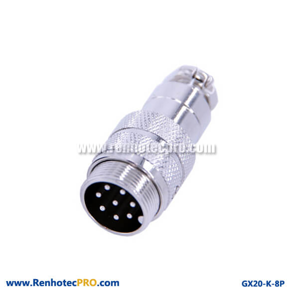 GX 20 Connector 8 Pin Plug Doking Cable Plug