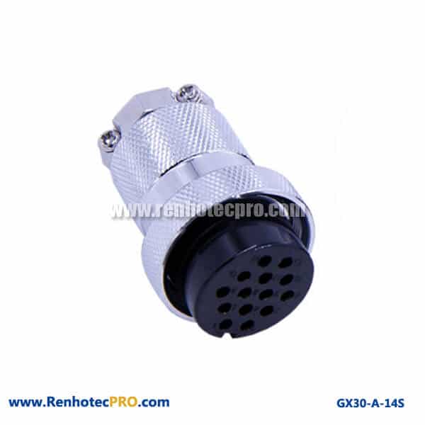 GX 30 Connector Cables 14 Pin Straight Plug