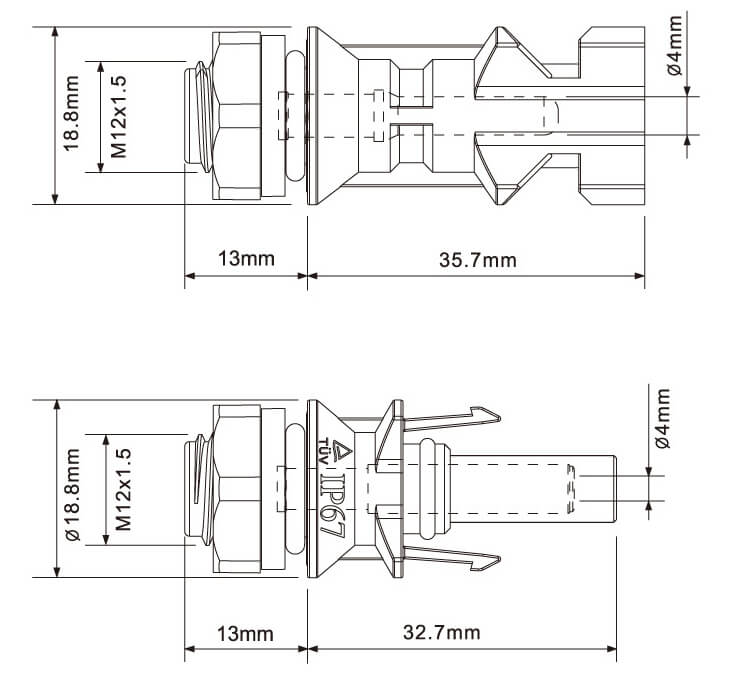 MC4-Panel-Connector