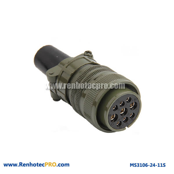 Military Specifitaion Connector 9 Pins Socket MS 5015 Straight Plug