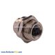 M8 4-Pin Female Connector Straight for Panel Mount