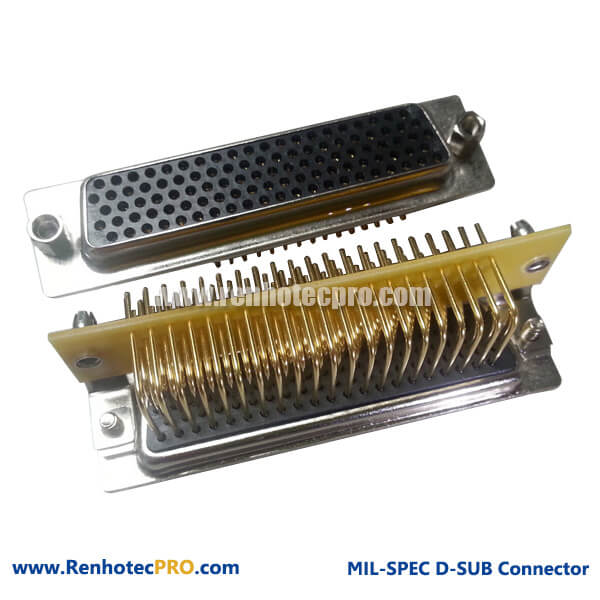 104 Pin D-sub Connector 90 Degree 5 Row PCB Mount