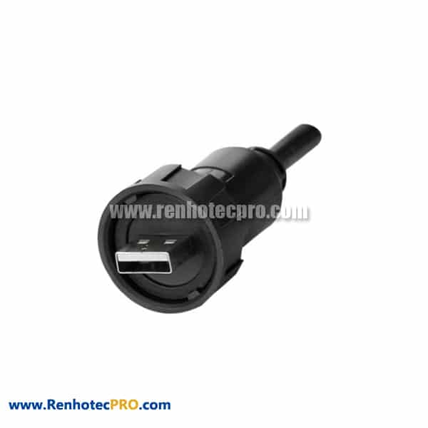 High Voltage Interlock Loop 2pin 150A 6mm Plastic Plug For EV Battery Connector