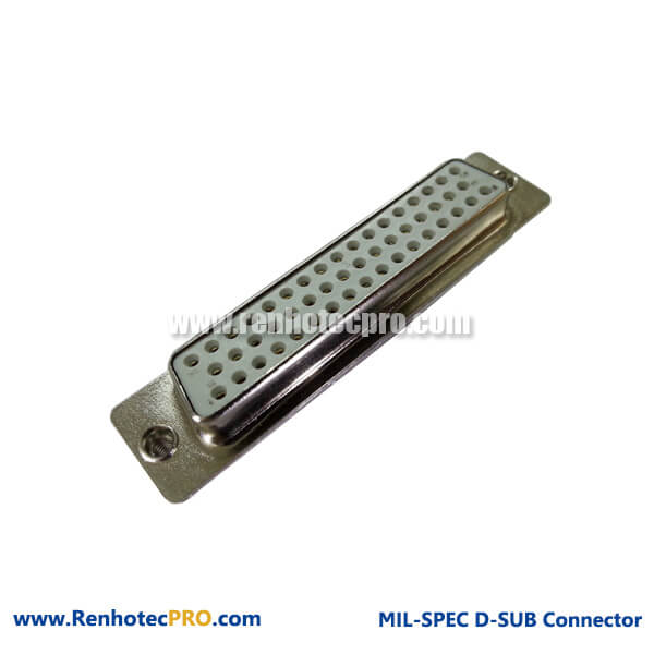 50 Pin Female D-sub Connector 3 row Straight Connector