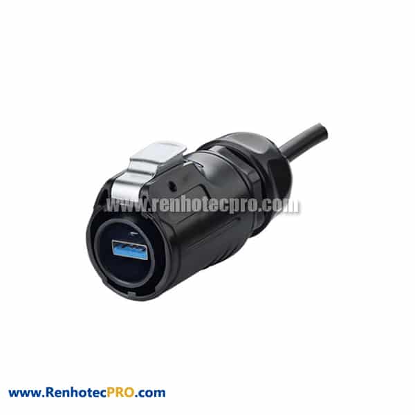 High Voltage Interlock Connector 3Pin Metal 35A Socket & Plug For Power Solutions HVIL EV Battery Connector