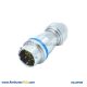 5 Pin Aviation Plug RA16 Screw Type Docking Waterproof Male Connector