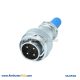4 Pin Aviation Plug Male RA24 Waterproof Cable Sheath Circular Connector