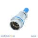 4 Pin Aviation Connector Cable Sheath Industry RA24 Waterproof Docking Receptacle Male