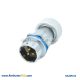 3 Pin Aviation Connector Industry Watertight Metal Hose Docking Receptacle Male RA28