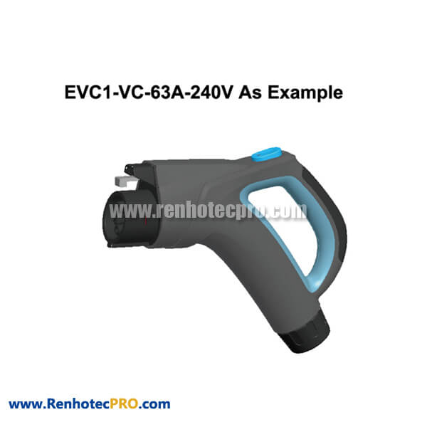 Type 1 Charging Port IEC 62196 High Performance EVC1 New Energy Connector for Electric Car