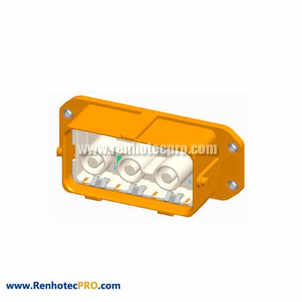 High Voltage Quick Disconnect Connector 3Pin HVIL High Current 150A