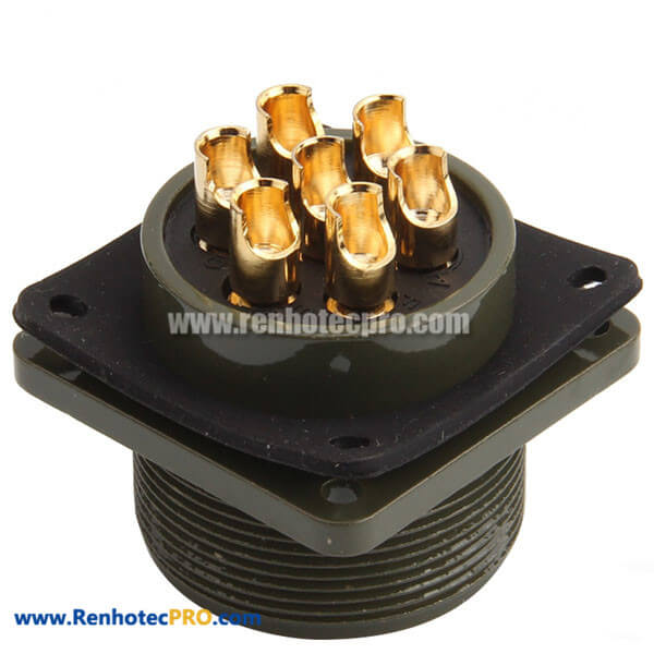 MS3102A2410P DDK AMPHENOL 7 Pin Circular Connector for AWG8 Cable