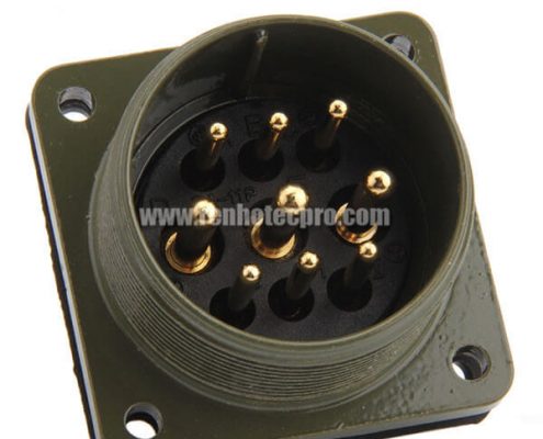 MS3102A24-11P 9 POS Solder Cup ST Box Mount 9 Terminal Automotive Connector from China Connector Manufacturer with 12 Months Warranty Guarentee and Good Factroy Price. FREE Sample Available before Bulk Order.