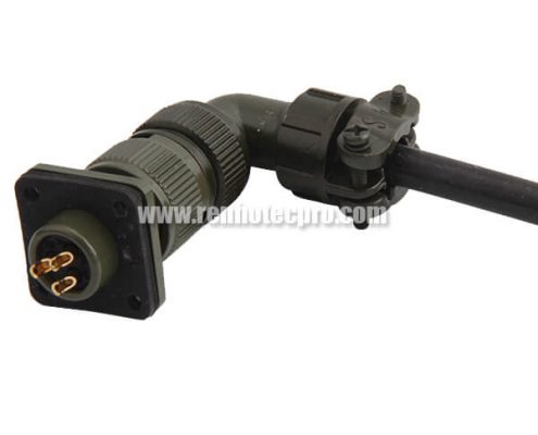 MS3108A10SL-3S Olive Drab Cadmiun Plated 3 Contacts Plug Connector With Bushing