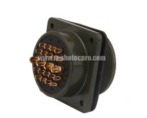 MS3102A28-11P Panel Mount Receptacle 22 pin plug connector