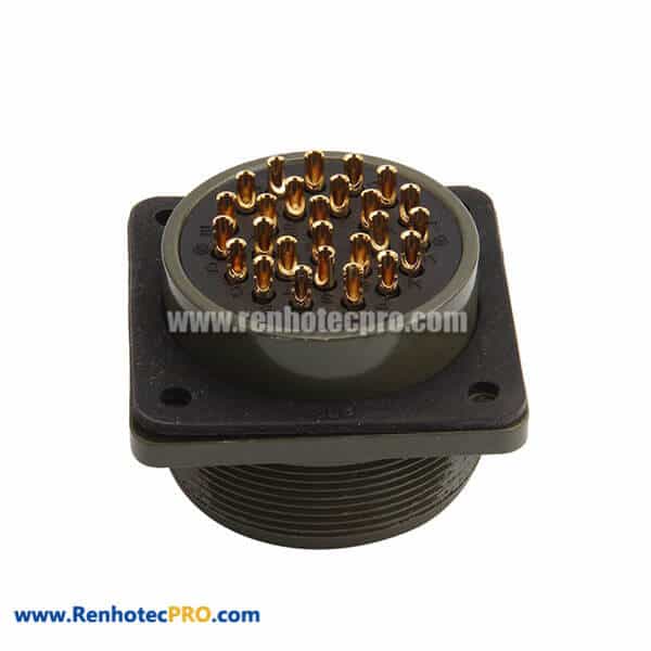 MS3102A28-12P Gold Plated Contact 26 Way Plug Military Connector