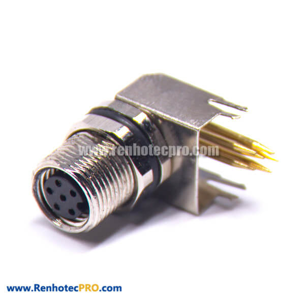High Voltage Coax Connector 1Pin Metal Plug 200A 8mm 50mm² A Key Straight HVIL Series Connector