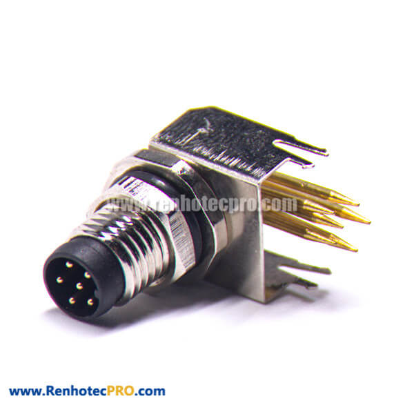High Voltage Connector 200A 8mm Through Holes Straight A Key 1 Pin Metal Shield Socket