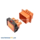 HV Cables Connector For High Voltage Straight 1 Pin 125A Waterproof IP67 Metal Plug With Copper Terminal