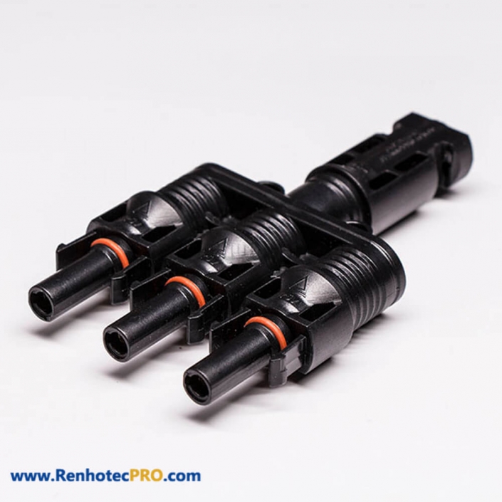 3 to 1 Mc4 Connector for Solar Panel Cable