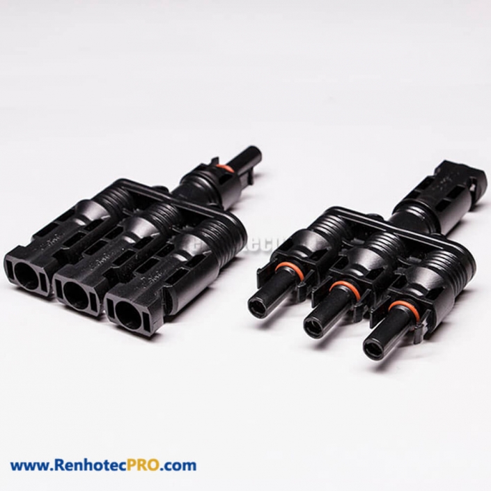 Mc4 Connectors Waterproof Ip67 One pair 1 to 3 Solar Panel Connector