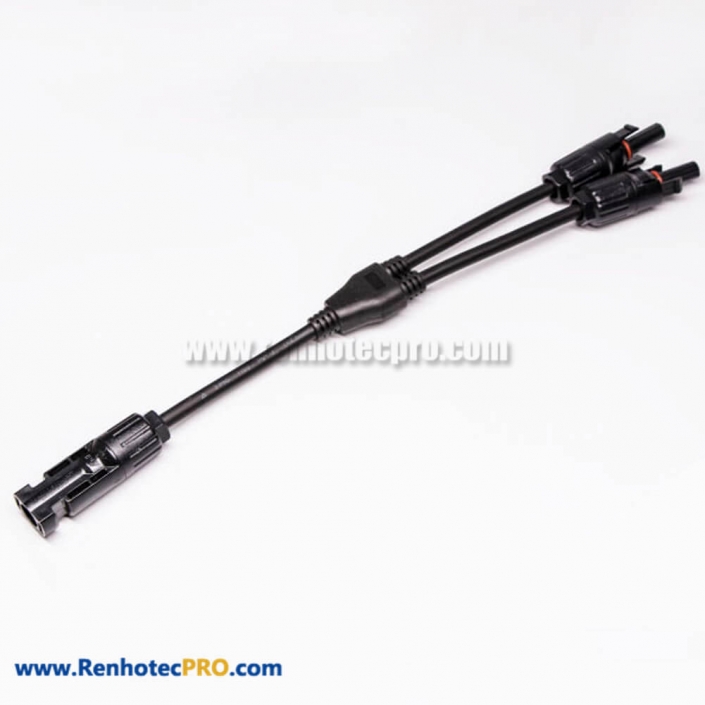 Solar Cable with Mc4 Connector Y Type 1 to 2