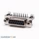 15 Pin D Sub Female Connector Right Angle Staking Type for PCB Mount