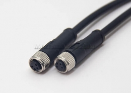 M8 4 Pin Cable Female to Female Straight Cable Cordsets