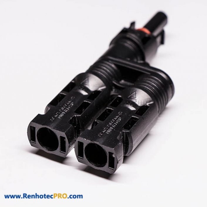 Mc4 Branch Connector T Type 1 Male to 2 Female Connector