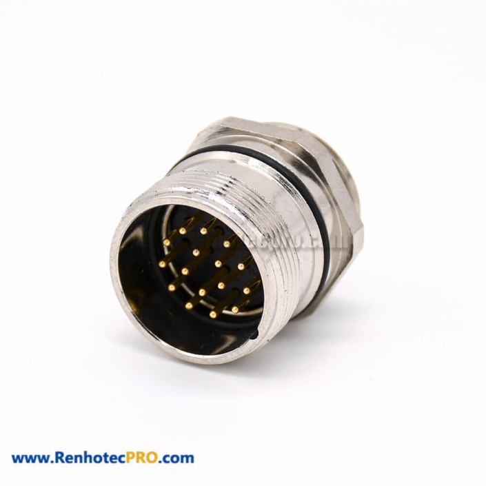 connector male M623 16 Pin Straight Male Cable Panel Receptacles