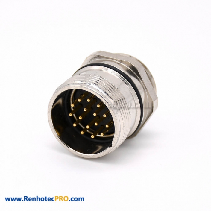 connector male M623 16 Pin Straight Male Cable Panel Receptacles