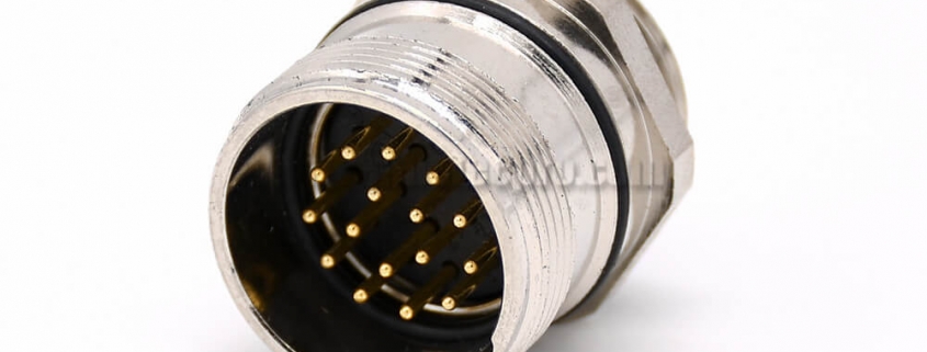 connector male M623 16 Pin Straight Male Cable Panel Receptacles
