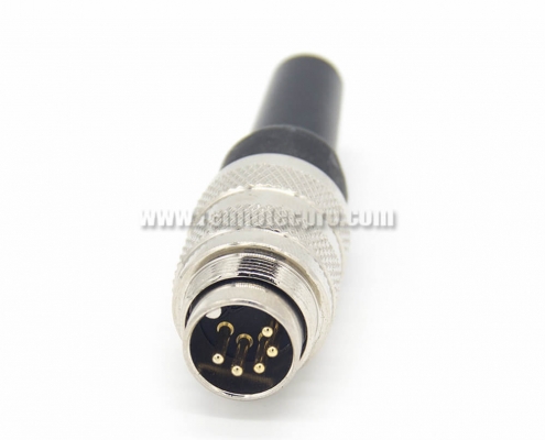 5 Pin connector M16 Straight Male Cable Plug