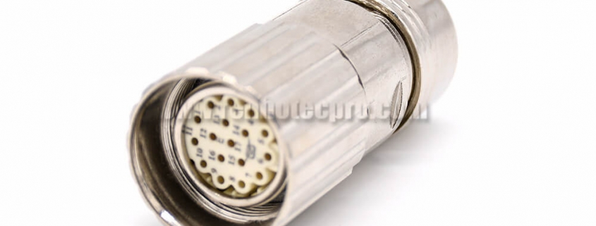 Female Plug M623 17 Pin Straight Female Waterproof Cable Connector