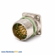 Male Connector M623 17 Pin Straight Male/Female 4 Hole Flange Waterproof Connector