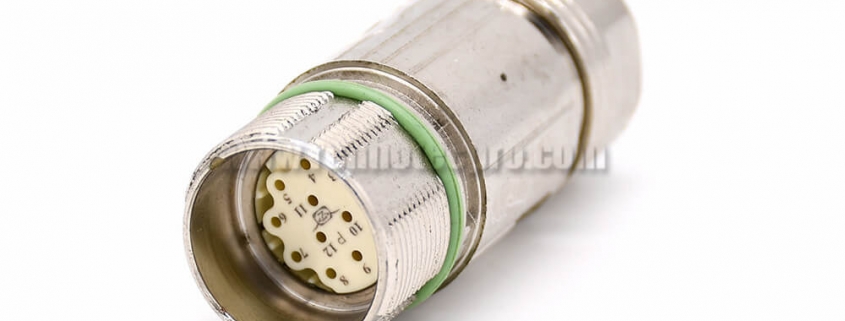 Connector Straight M623 12 Pin Female Cable Waterproof Plug