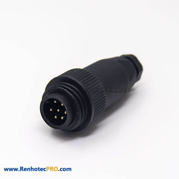 M18 Circular Connector 7 Pin Field Wireable Connector