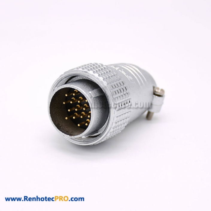 15 Pin Connector Type P24 Male Plug Straight for Cable