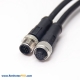 M12 Sensor Cable 180 Degree Plug Male to Female Industrial Waterproof Connector