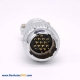 15 Pin Connector Round P24 Male Plug Straight Connector for Cable