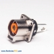 Connector For High Voltage Straight 1 Pin Meta 4 Hole Flange 200A Socket