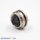 M16 Connectors Female Socket 4 Pin A Coded Straight Solder Cup Cable Front Panel Mount Connector