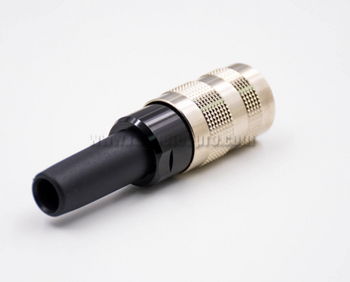 M16 7 Pin Connector Female A Coded 180°Unshield Field Wireable Connector