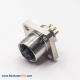 HVIL Connector 2 Pin 3.6mm 35A Straight Metal Socket IP67 For Cable 0.1m