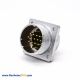 Connector 15 Pin P32 Straight Male Socket Square 4 holes Flange Mounting Solder Cup for Cable