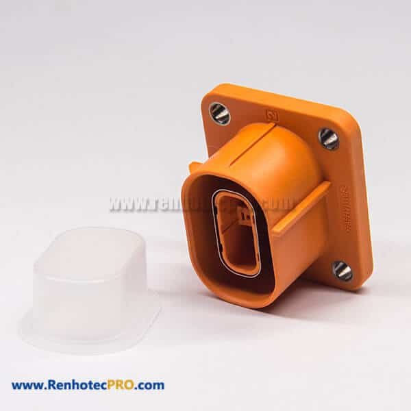 High Voltage Connection 2 Pin 180°150A Plastic Socket